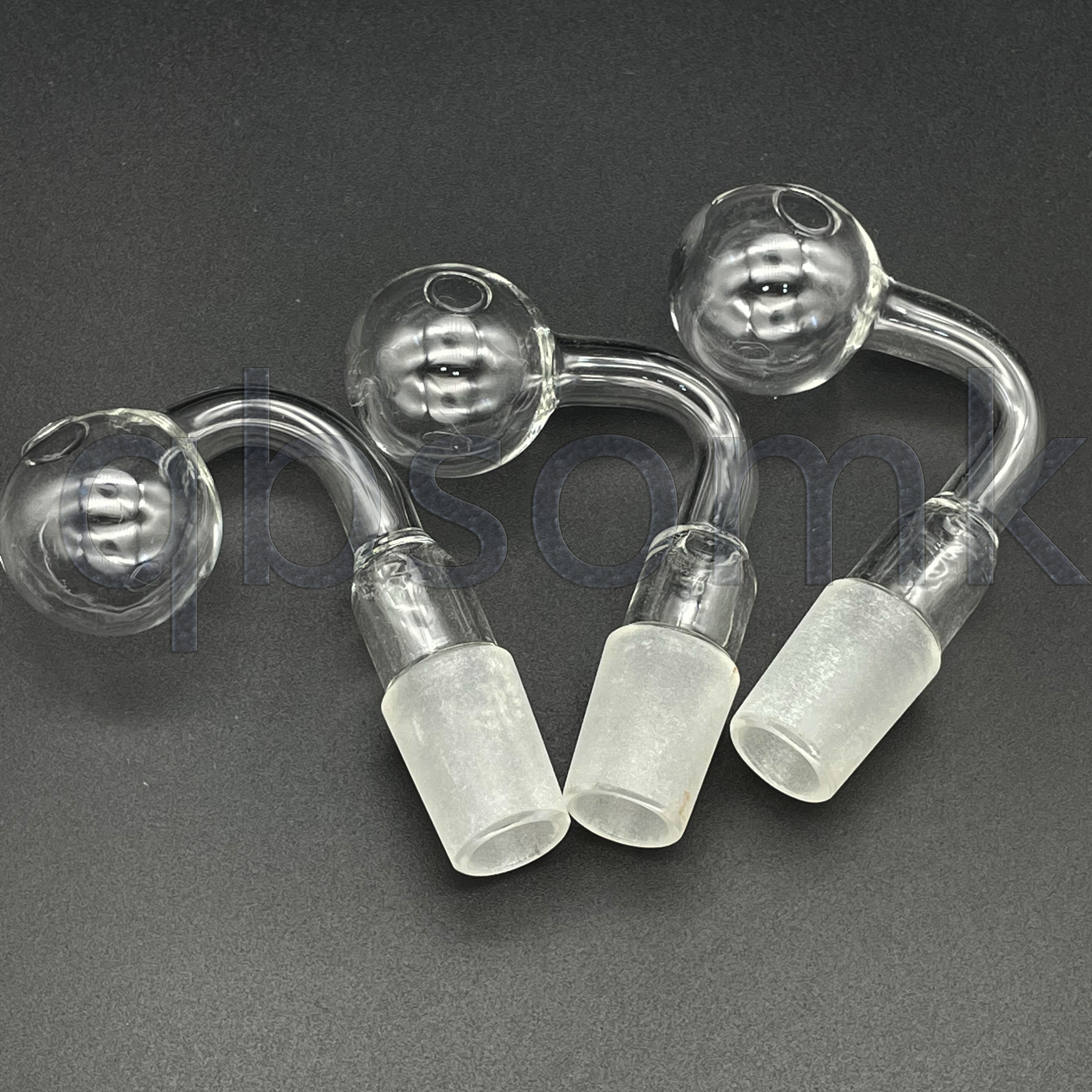 

QBsomk 14mm 18mm Clear Thick Pyrex Glass Oil Burner pipe hookah Male Female Joint For Water Pipes Bong Dab Rig bowl