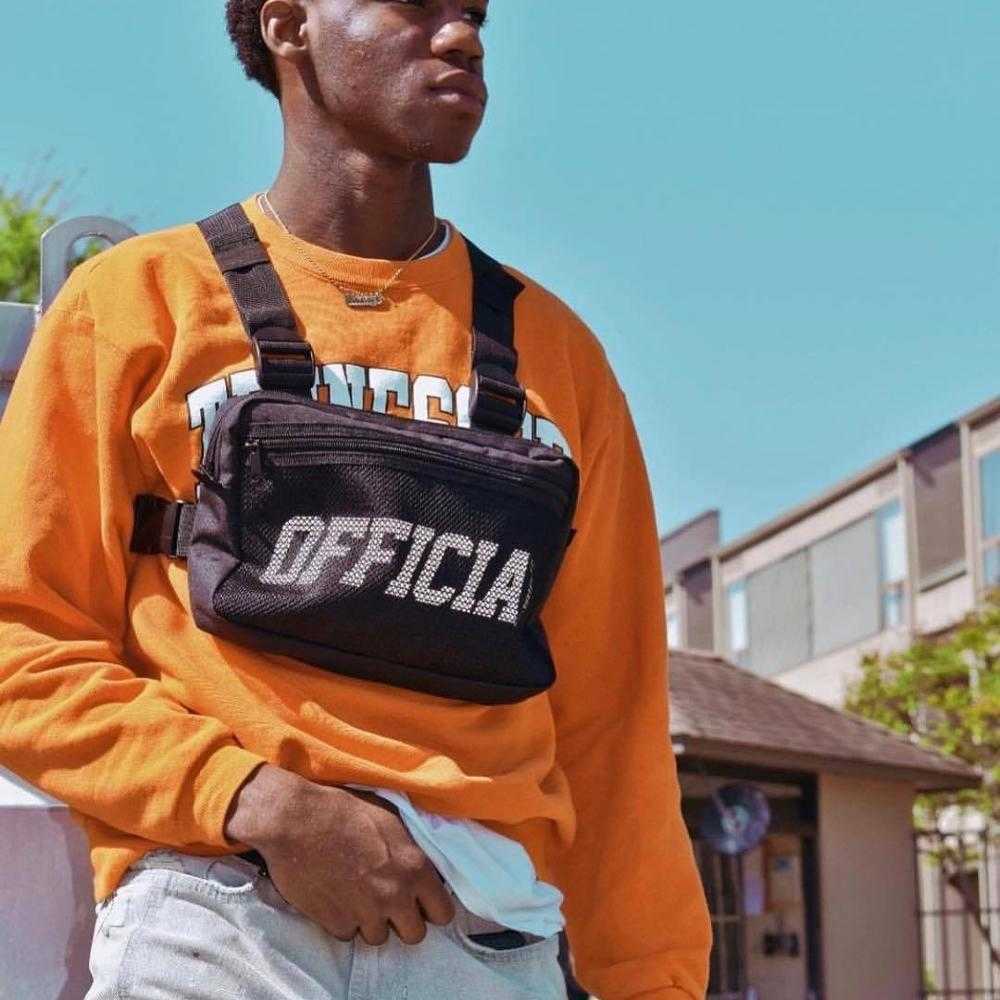 Streetwear Men Bag Tactical Vest Hip Hop Style Crossbody Chest s Packs for Women Fashion Punck Rig Waist 210831