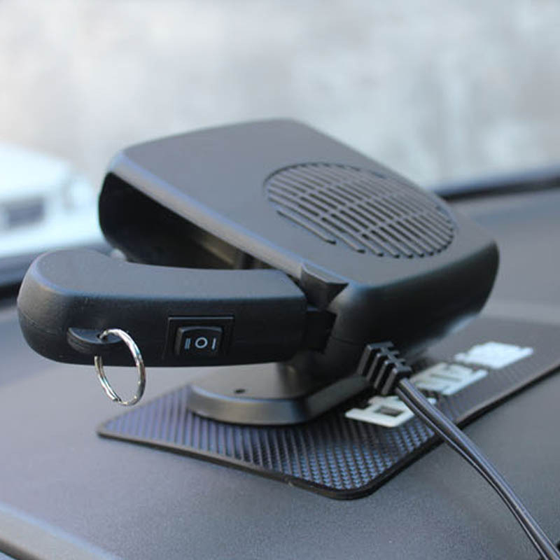 Universal Car Heater Electric Cooling Fan Defroster Dryer Windshield Defogging 12V Portable Auto Fans Interior Accessories