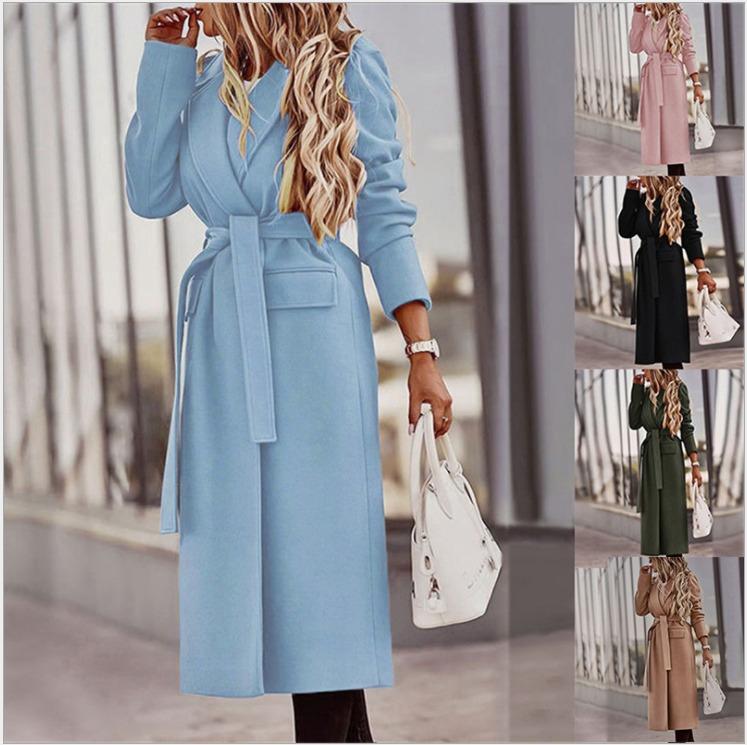 Women' Wool & Blends 2021 European And American Slim Super Lapel Cardigan Solid Color Long Sleeve Woolen Coat Clothing, Pink
Women' Wool & Blends 2021 European And American Slim Super Lapel Cardigan Solid Color Long Sleeve Woolen Coat Clothing, Pink