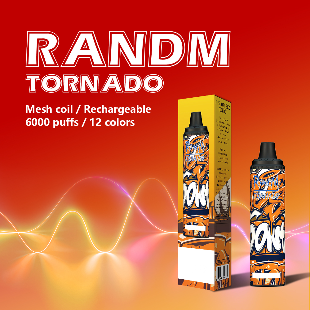Original RandM tornado 6000 puffs Disposable E cigarette rm Type-C rechargeable vapes
Original RandM tornado 6000 puffs Disposable E cigarette rm Type-C rechargeable vapes