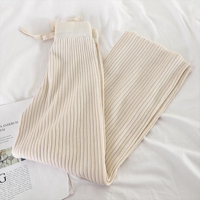 wide leg elastic waist pleated women capri knitted solid simple casual ankle length korean fashion trendy daily all match womens, Black;white
wide leg elastic waist pleated women capri knitted solid simple casual ankle length korean fashion trendy daily all match womens, Black;white