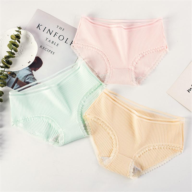 Women's Panties Fashion Sexy Women Cotton Breathable Briefs Lace Edge Solid Soft Underwear Female Intimate Ladies Lingerie, B2
Women's Panties Fashion Sexy Women Cotton Breathable Briefs Lace Edge Solid Soft Underwear Female Intimate Ladies Lingerie, B2