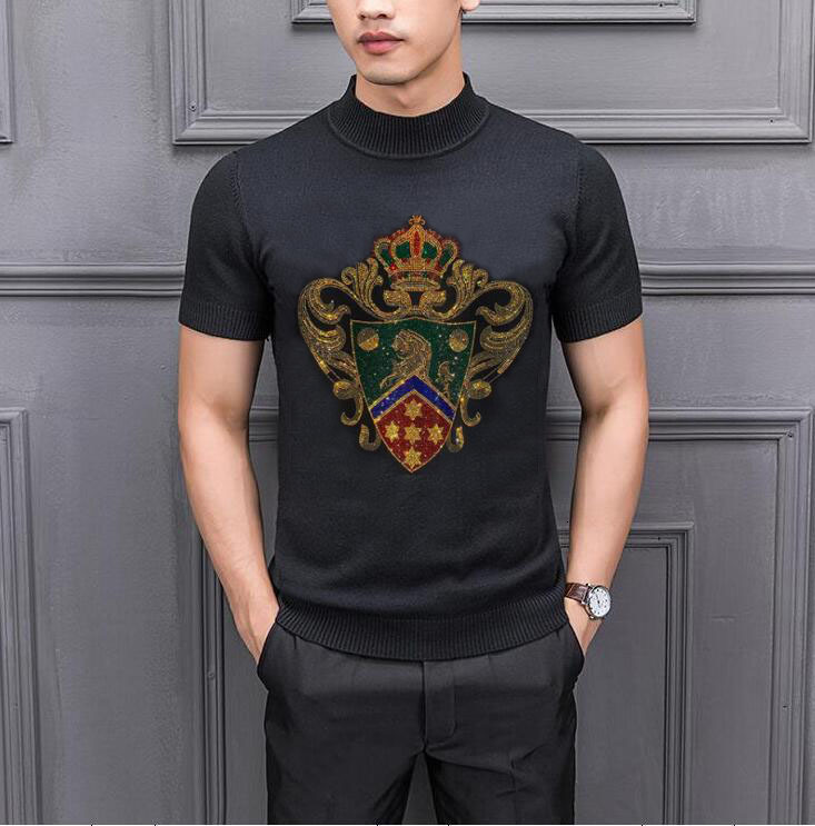 2021 New Hot Sweater Fine Solid High-quality British Diamond Men' Clothes Turtleneck High Q098, Black
2021 New Hot Sweater Fine Solid High-quality British Diamond Men' Clothes Turtleneck High Q098, Black