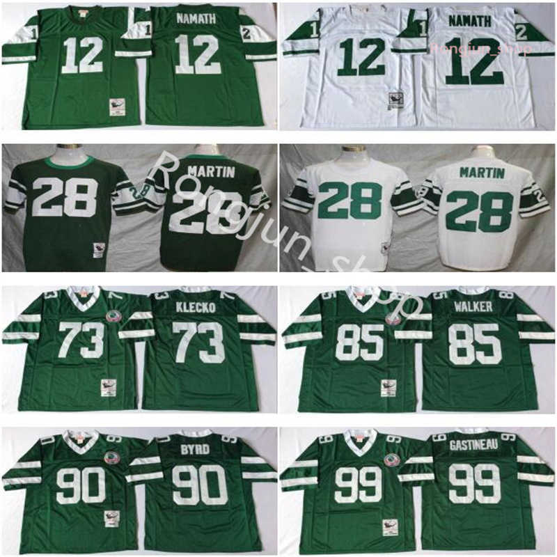 NCAA Football 12 Joe Namath 73 Joe Klecko 28 Curtis Martin Jerseys 99 Mark Gastineau 90 Dennis Byrd Wesley Walker Man Vintage Green White, As picture
NCAA Football 12 Joe Namath 73 Joe Klecko 28 Curtis Martin Jerseys 99 Mark Gastineau 90 Dennis Byrd Wesley Walker Man Vintage Green White, As picture