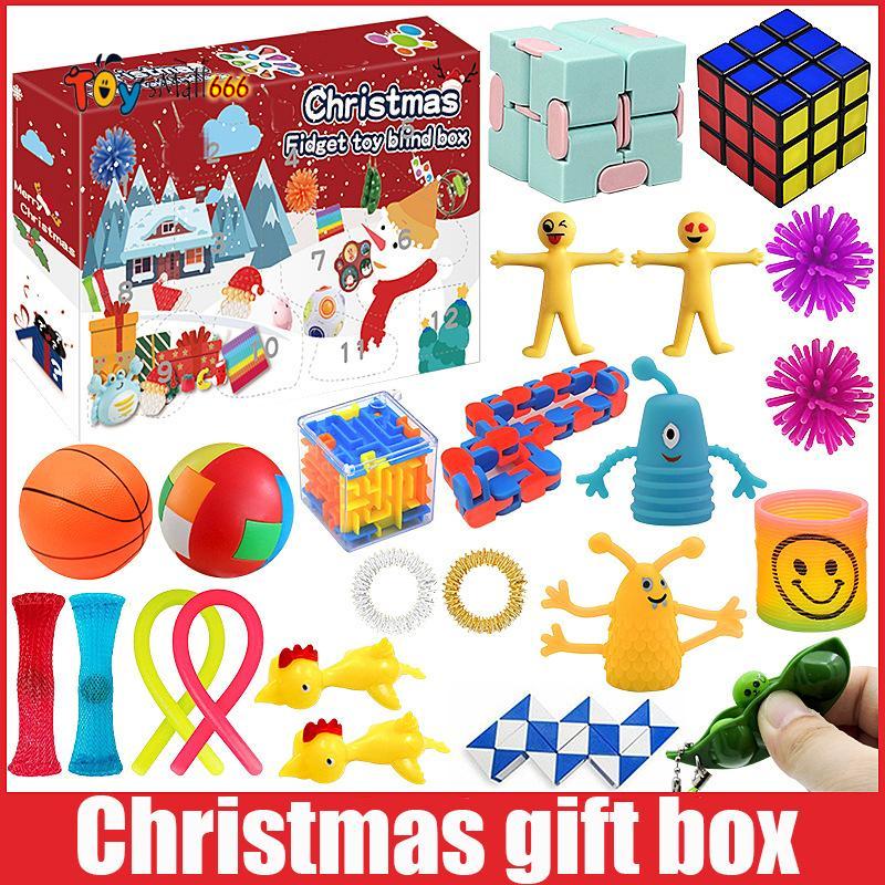New! Fidget Toys Christmas Blind Box 24 Days Advent Calendar Christmas Kneading Music Gift Box Christmas Countdown 2021 Children's gifts
New! Fidget Toys Christmas Blind Box 24 Days Advent Calendar Christmas Kneading Music Gift Box Christmas Countdown 2021 Children's gifts