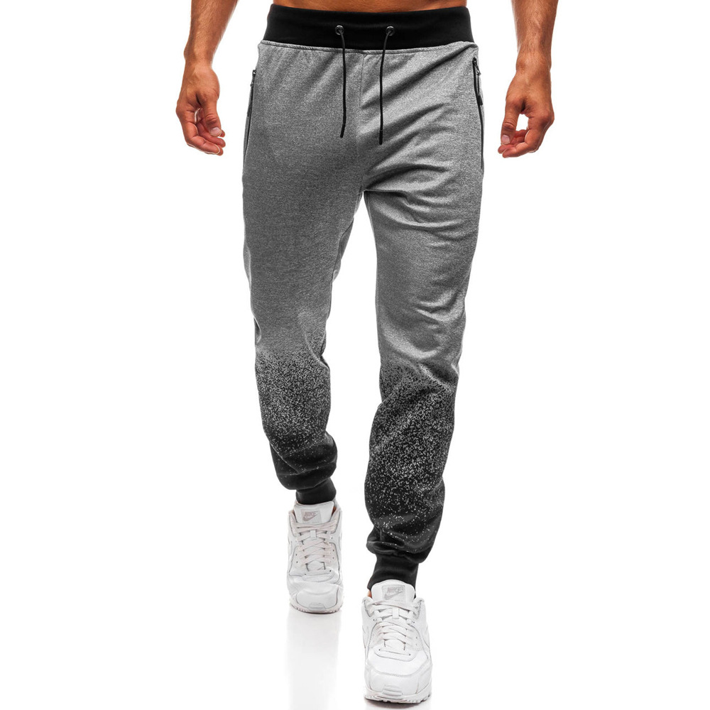 Pants 3D gradient men's casual sports men