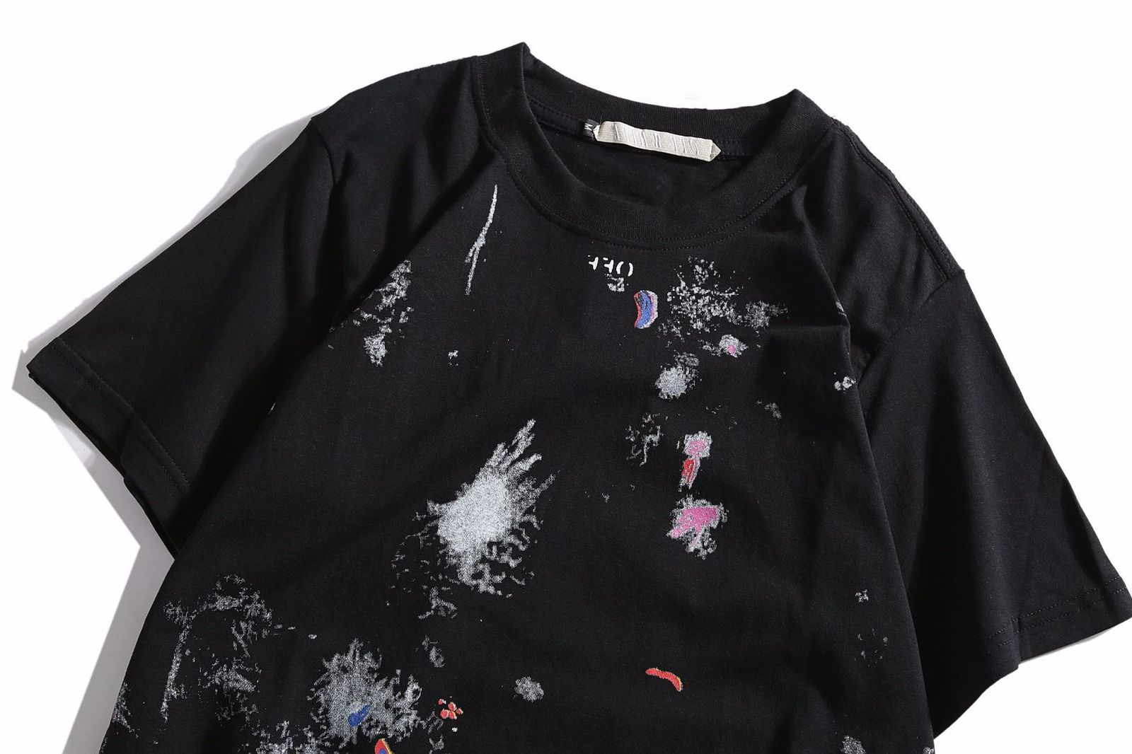 Summer Star Sky Fireworks Printing Half Fashion Brand Couple T-shirt Men's and Women's Wear Same Pure Cotton Off Loose Short Sleeve, White;black
Summer Star Sky Fireworks Printing Half Fashion Brand Couple T-shirt Men's and Women's Wear Same Pure Cotton Off Loose Short Sleeve, White;black