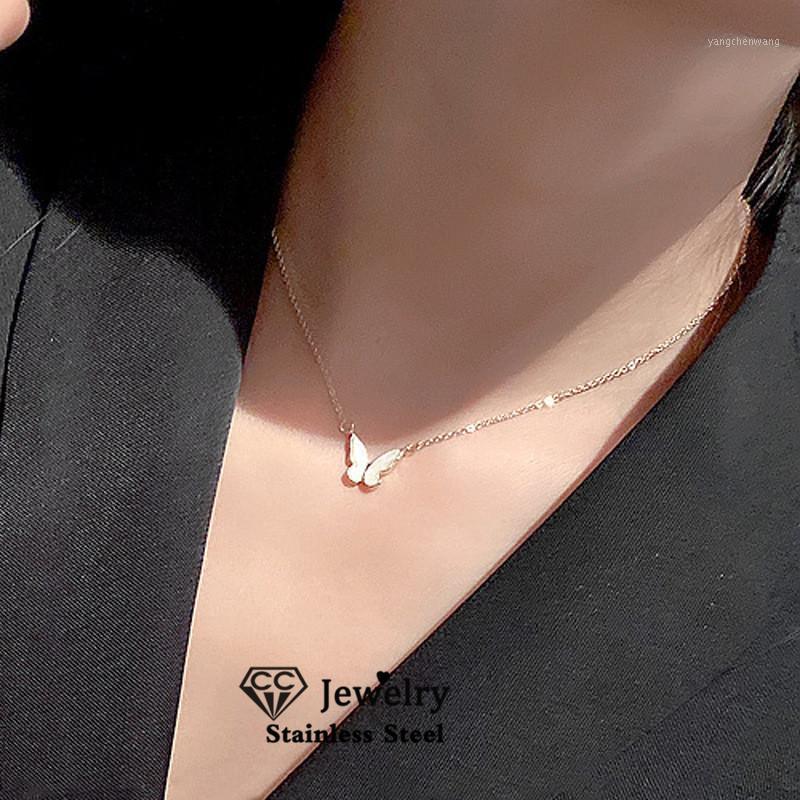 Chains Butterfly Shape Necklace Women Accessory Exquisite Clavicle Chain Aesthetic Female Torque Gold Color Choker Party Gift YH548
Chains Butterfly Shape Necklace Women Accessory Exquisite Clavicle Chain Aesthetic Female Torque Gold Color Choker Party Gift YH548