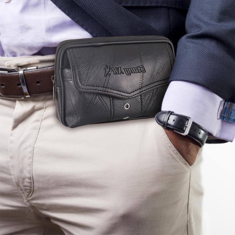 Waist Bags Men Vintage PU Leather Bag Phone Pouch Sport Belt Hip Loop Holster Wallet Carry Case Purse, Black
Waist Bags Men Vintage PU Leather Bag Phone Pouch Sport Belt Hip Loop Holster Wallet Carry Case Purse, Black