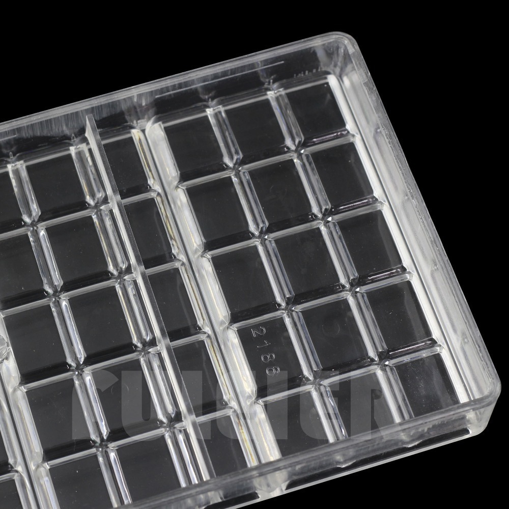 12 6 06cm polycarbonate chocolate bar mold DIY baking pastry confectionery tools sweet candy chocolate mould Y2006182275098