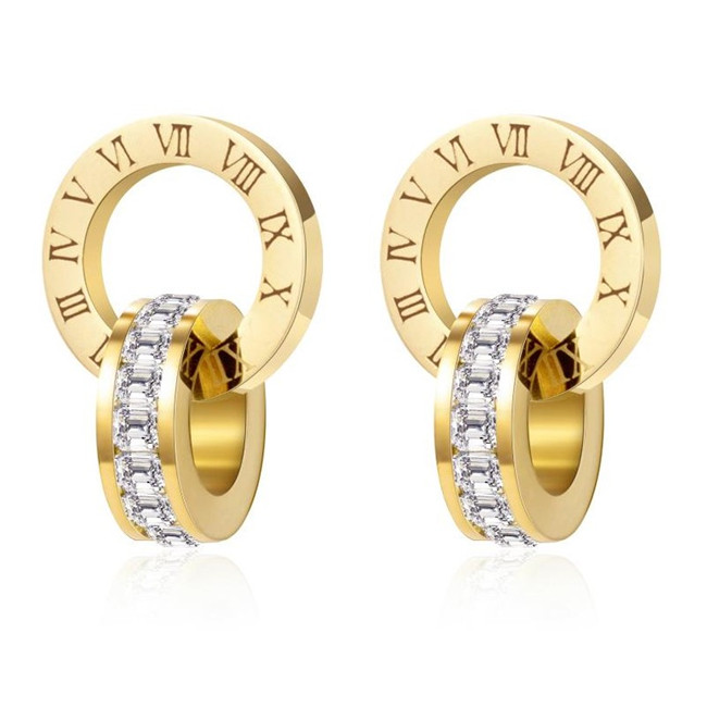 high quality Woman Love Fashion rose gold stud earrings des boucles for lady Women Party Wedding gift engagement Jewelry stone earring gffe, Golden;silver
high quality Woman Love Fashion rose gold stud earrings des boucles for lady Women Party Wedding gift engagement Jewelry stone earring gffe, Golden;silver