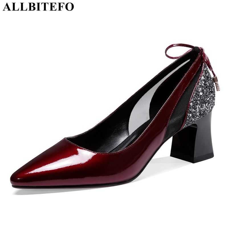 ALLBITEFO large size:34-42 genuine letaher+Sequin thick heels office ladies shoes brand high heels party women shoes women heels 210611, As picture
ALLBITEFO large size:34-42 genuine letaher+Sequin thick heels office ladies shoes brand high heels party women shoes women heels 210611, As picture
