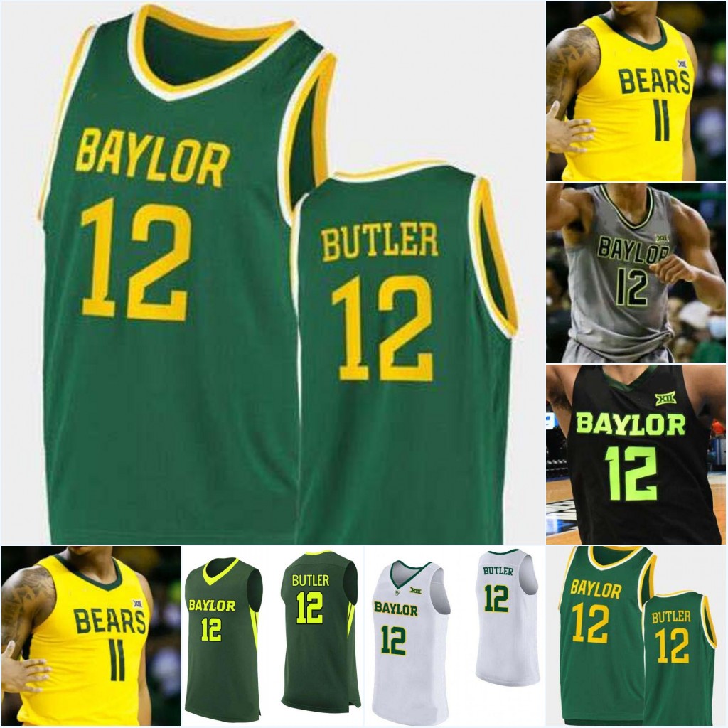 Baylor #12 Jared Butler #45 Davion Mitchell #31 MaCio Teague #10 Adam Flagler #0 Flo Thamba #11 Mark Vital #24 Matthew Mayer #4 L.J. Cryer, Gold
Baylor #12 Jared Butler #45 Davion Mitchell #31 MaCio Teague #10 Adam Flagler #0 Flo Thamba #11 Mark Vital #24 Matthew Mayer #4 L.J. Cryer, Gold