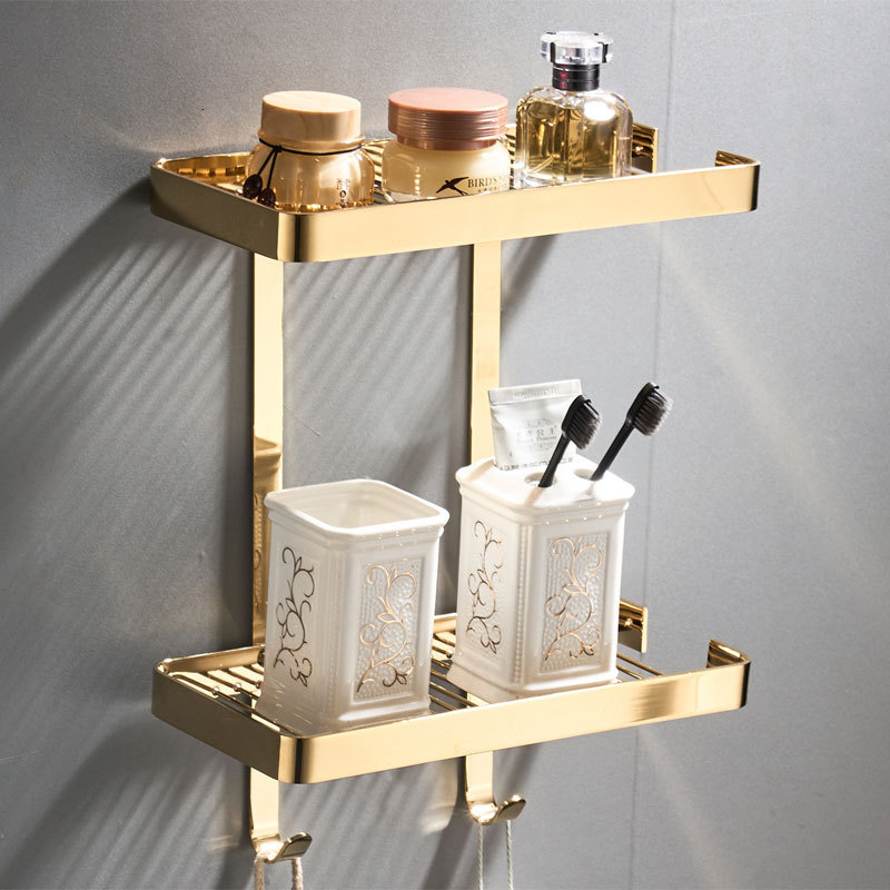 2021 New Brass Bathroom Square Gold Bath Shower Caddy Rack Holder Wall Mounted Corner Shelf Nwft
2021 New Brass Bathroom Square Gold Bath Shower Caddy Rack Holder Wall Mounted Corner Shelf Nwft