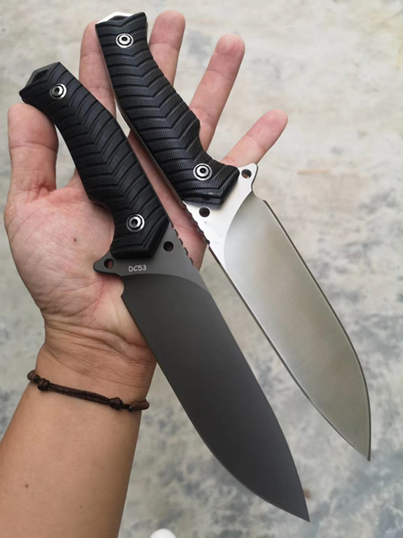 DC53 Bade G10 Hande Fixed Bade Knife Outdoor Cimbing Hunting Tactics Surviva Junge Rescue Straight Knife
DC53 Bade G10 Hande Fixed Bade Knife Outdoor Cimbing Hunting Tactics Surviva Junge Rescue Straight Knife