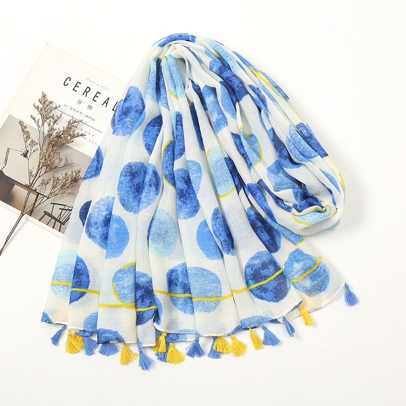 Foreign Trade New round Tassel Cotton and Linen Scarf Korean Creative Stone Blooming Sunscreen Beach Scarf in Stock Wholesale No. 4
Foreign Trade New round Tassel Cotton and Linen Scarf Korean Creative Stone Blooming Sunscreen Beach Scarf in Stock Wholesale No. 4
