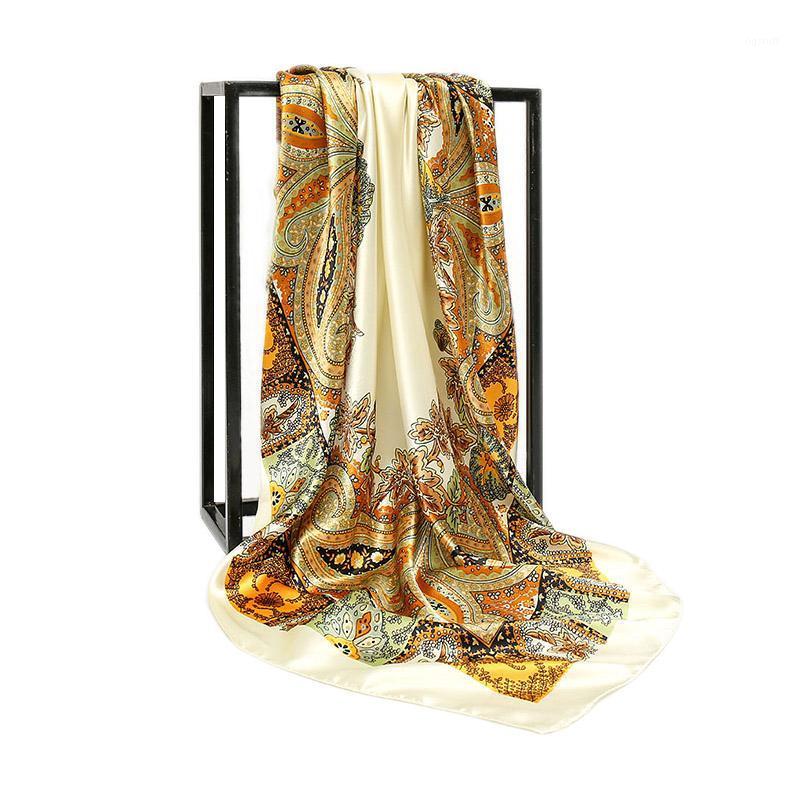 Scarves Summer Print Cashew Imitation Silk Scarf Hijab Square Women Shawls Fashion Muslim Arab Kerchief 90*90cm, Blue;gray
Scarves Summer Print Cashew Imitation Silk Scarf Hijab Square Women Shawls Fashion Muslim Arab Kerchief 90*90cm, Blue;gray