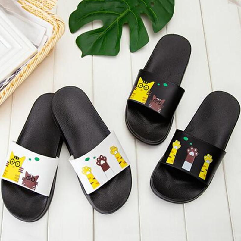 Slippers Unisex Cute Cartoon Animal Cat Mouse Summer Women Home Non-slip Bathroom Couple Shoes Beach Sandal Slides Flip Flop, Green cat paw
Slippers Unisex Cute Cartoon Animal Cat Mouse Summer Women Home Non-slip Bathroom Couple Shoes Beach Sandal Slides Flip Flop, Green cat paw