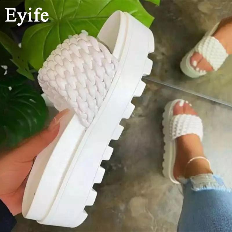 Sandals Women Beach 2021 Summer Casual Thick Sole Woven Ladies Comfy Platform Shoes Large Size 35-43 Female Slippers Slides, Rosered
Sandals Women Beach 2021 Summer Casual Thick Sole Woven Ladies Comfy Platform Shoes Large Size 35-43 Female Slippers Slides, Rosered