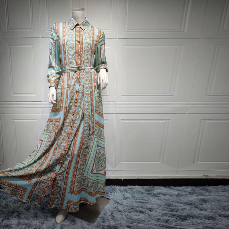 Ethnic Clothing Abaya Dubai Turkey Islam Arabic Muslim Long Dress For Women Robe Longue Djellaba Femme Musulmane Kaftan Morocco Vestido