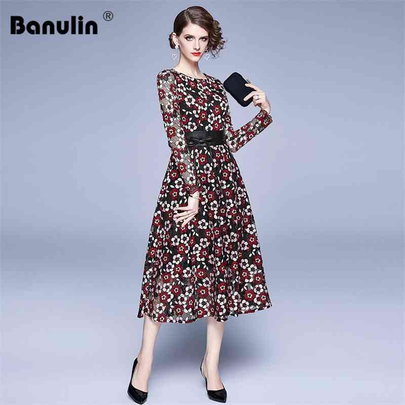 Banulin Fashion Designer Runway self portrait Dress Women's Long Sleeve Flowers Embroidery Retro Patchwork Lace 210603, Design and color
Banulin Fashion Designer Runway self portrait Dress Women's Long Sleeve Flowers Embroidery Retro Patchwork Lace 210603, Design and color