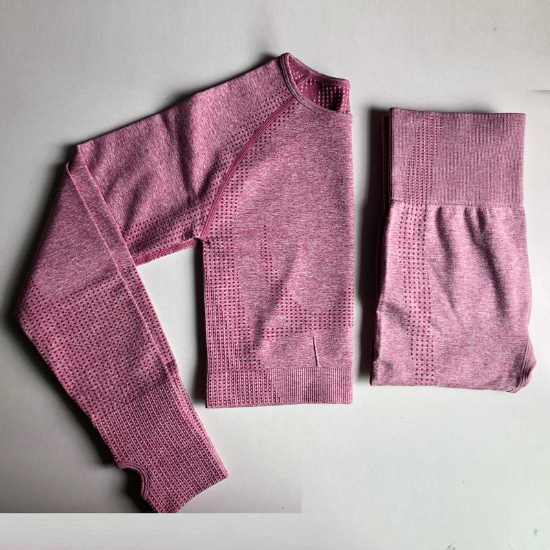 Seamless 2 Piece Women Yoga Set Gym Clothing Fitness Leggings+Cropped Shirts Sport Suit Women Long Sleeve Tracksuit Active Wear#14, Pink pants
Seamless 2 Piece Women Yoga Set Gym Clothing Fitness Leggings+Cropped Shirts Sport Suit Women Long Sleeve Tracksuit Active Wear#14, Pink pants