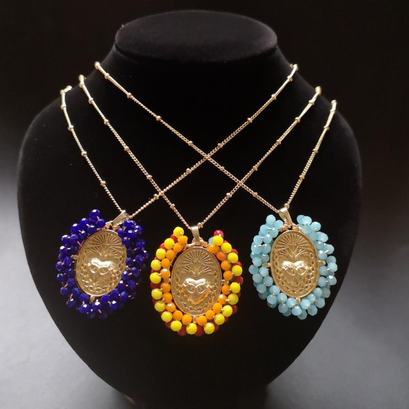 Chains Promotion! Copper With Gold Plated Sacred Heart Necklace & Charms For Women Gift
Chains Promotion! Copper With Gold Plated Sacred Heart Necklace & Charms For Women Gift
