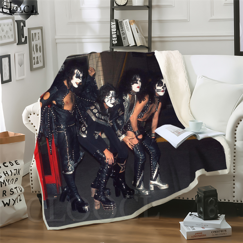 CLOOCL Hot Glam Metal Kiss Band 3D Print Hip-hop Style Air Conditioning Blanket Teens Bedding Throw Blankets Plush Quilt
CLOOCL Hot Glam Metal Kiss Band 3D Print Hip-hop Style Air Conditioning Blanket Teens Bedding Throw Blankets Plush Quilt