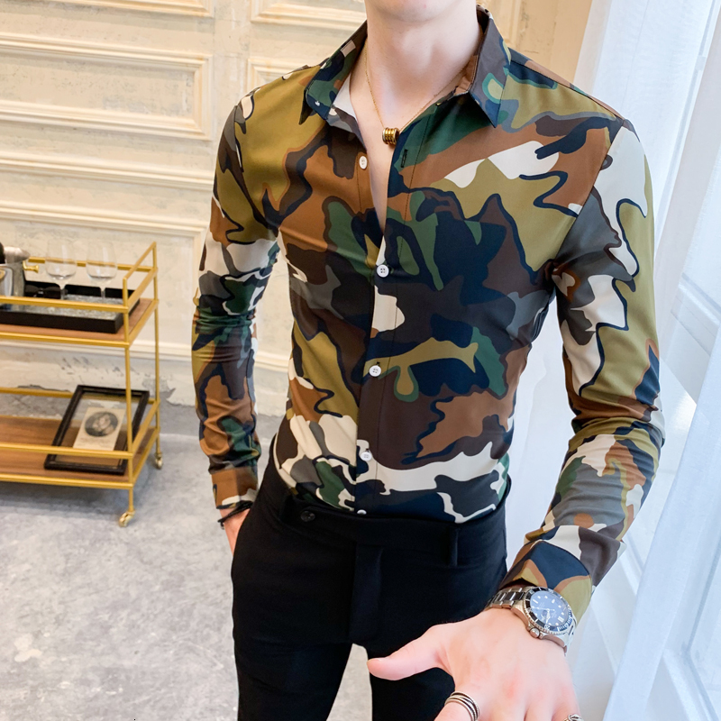 New Venda Quente Coreano Primavera Nova Roupa Masculina 2021 Moda Camuflagem Impresso Manga Longa Blusa Casual Homme Magro Ajuste Prom 3xl-m, As the photo show
New Venda Quente Coreano Primavera Nova Roupa Masculina 2021 Moda Camuflagem Impresso Manga Longa Blusa Casual Homme Magro Ajuste Prom 3xl-m, As the photo show
