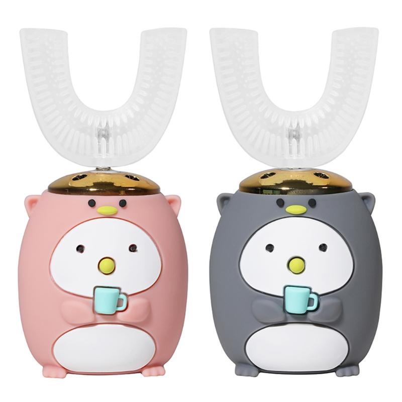 Smart 360 Degree U-shaped Electric Toothbrush For Children Silicone Automatic Ultrasonic Cartoon Pattern
Smart 360 Degree U-shaped Electric Toothbrush For Children Silicone Automatic Ultrasonic Cartoon Pattern