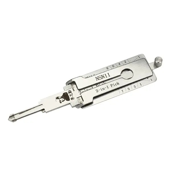 Locksmith Supplies Original LISHI NSN11 2 in 1 Car Door Lock Pick Decoder Unlock Tool
Locksmith Supplies Original LISHI NSN11 2 in 1 Car Door Lock Pick Decoder Unlock Tool