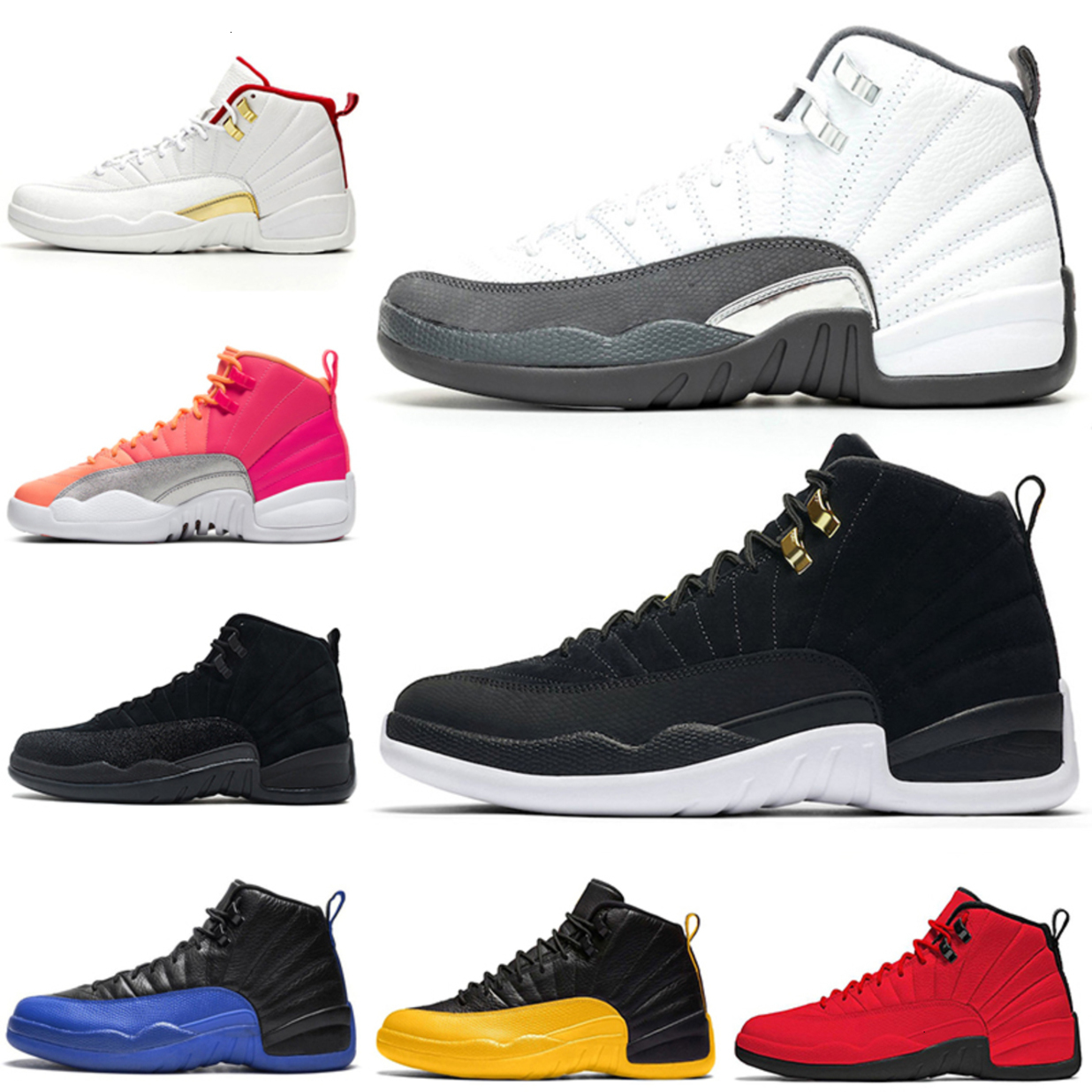 12 Dark Grey Game Royal 11 11s basketball shoes 12s Reverse Taxi wings mens trainers Sports Sneakers 7-13 New, 16
12 Dark Grey Game Royal 11 11s basketball shoes 12s Reverse Taxi wings mens trainers Sports Sneakers 7-13 New, 16