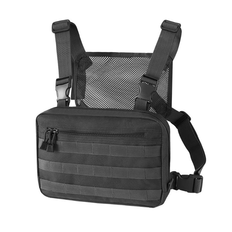 Stuff Sacks Trendy Military Tactical Chest Bag Backpack Men Adjustable Multi-Functional Molle Tool Pouch Shoulder Vest, Black
Stuff Sacks Trendy Military Tactical Chest Bag Backpack Men Adjustable Multi-Functional Molle Tool Pouch Shoulder Vest, Black