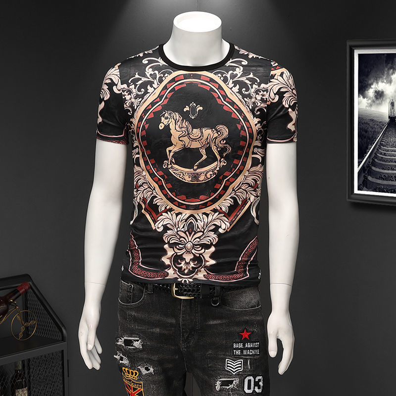 2021 Summer New Black Gold Short Sleeve T-shirt Animal Printing Tshirt Social Club Outfits 7xl Camisetas t Shirt Men 6cve, Color
2021 Summer New Black Gold Short Sleeve T-shirt Animal Printing Tshirt Social Club Outfits 7xl Camisetas t Shirt Men 6cve, Color
