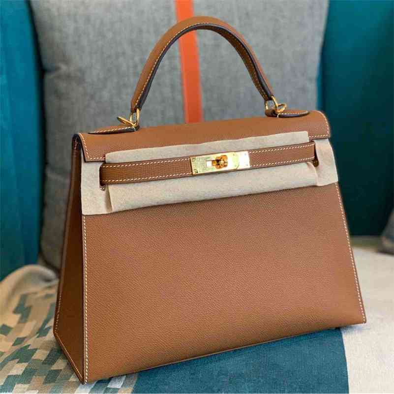 luxurys designer bags hand semi made kellys bag with wax thread zz wan q224