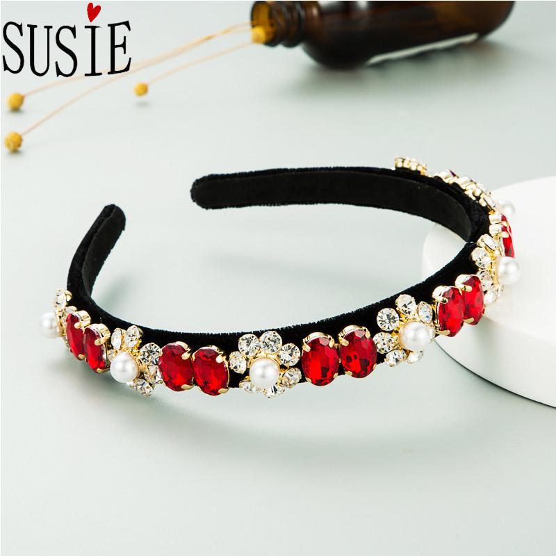 Hair Clips & Barrettes LOVE SUSIE Hairbands For Women Party Accessories Pearl Flower Crystal Rhinestone Headband Female Casual Bands
Hair Clips & Barrettes LOVE SUSIE Hairbands For Women Party Accessories Pearl Flower Crystal Rhinestone Headband Female Casual Bands