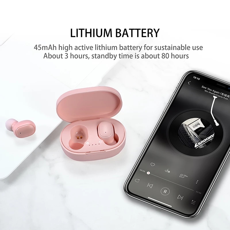 A6S PRO Tws Wireless Headphones sports Earbuds auriculares Bluetooth 5.0 Earphone Headset for xiaomioppo samsung phone