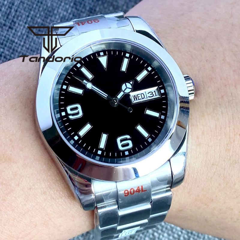 Wristwatches 24 Jewels NH36A 36/39mm Green Lume Automatic Men Watch Auto Day/Date Sapphire Glass Oyster Bracelet Polished Bezel Screw Crown, As pic
Wristwatches 24 Jewels NH36A 36/39mm Green Lume Automatic Men Watch Auto Day/Date Sapphire Glass Oyster Bracelet Polished Bezel Screw Crown, As pic