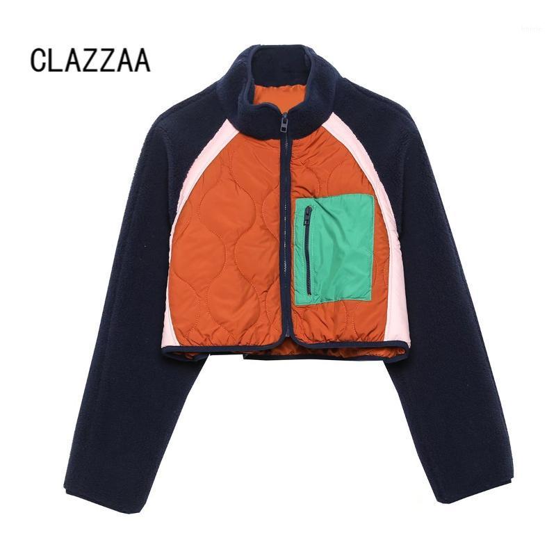 Women's Jackets Clazzaa Women Fashion With Pocket Front Zipper Patchwork Cropped Jacket Vintage Long Sleeves O-Neck Casual Female Coat Chic, Black;brown
Women's Jackets Clazzaa Women Fashion With Pocket Front Zipper Patchwork Cropped Jacket Vintage Long Sleeves O-Neck Casual Female Coat Chic, Black;brown