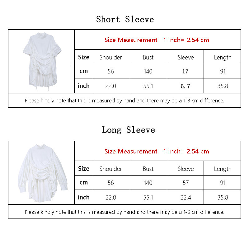 Lantern Sleeve Woman Casual Style Tops Black White Hipster Blouse Oversized Draped Lady Tunic Feminine Shirt chemise femme 5887 210225