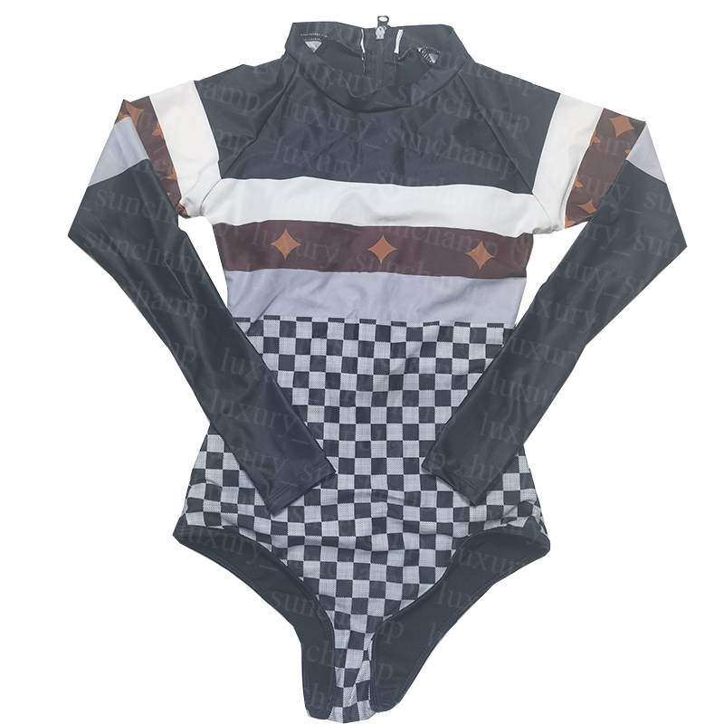Classic Plaid Swimsuit Beach Vacation Diving Suit Womens Long Sleeve Bathing Suits Quick Dry One Piece Swimwear
Classic Plaid Swimsuit Beach Vacation Diving Suit Womens Long Sleeve Bathing Suits Quick Dry One Piece Swimwear