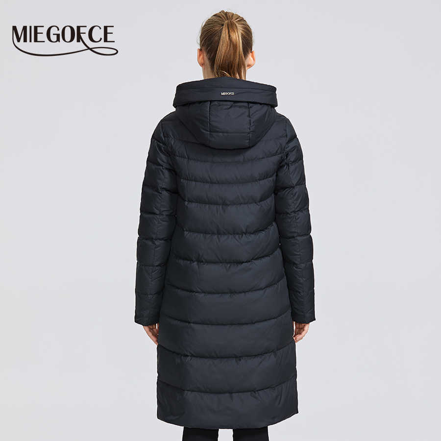 MIEGOFCE Winter Women's Jacket Coat Simple Women Parkas Warm Winter Women's Coat High-Quality Biological-Down Parkas 210819