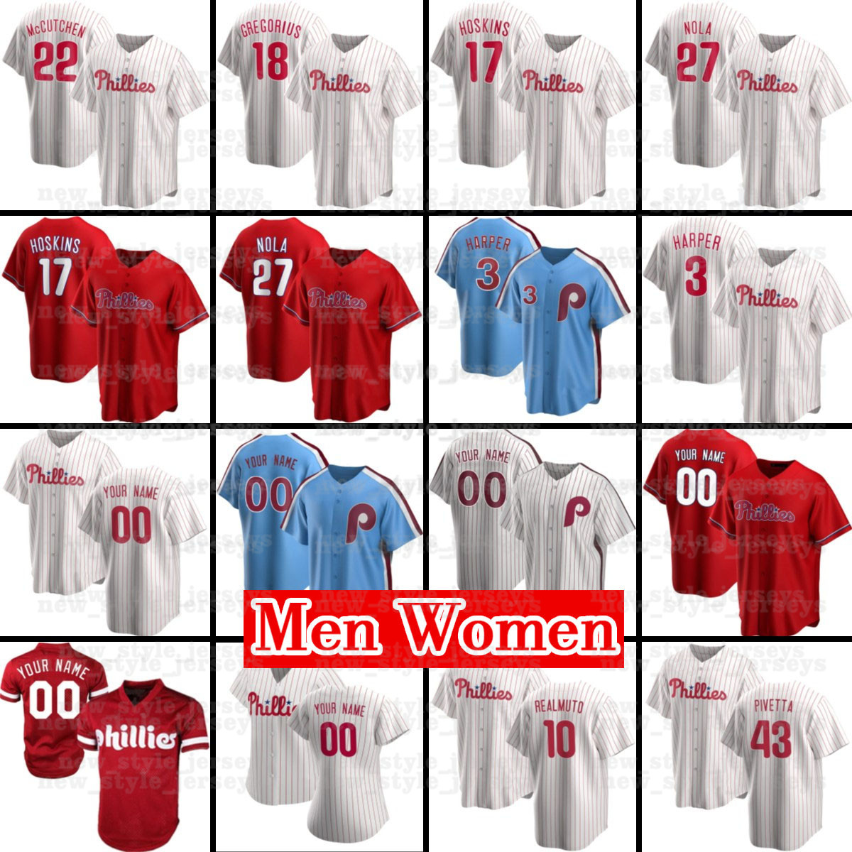 3 Bryce Custom Phillies Harper Jerseys 17 Rhys Hoskins Baseball 27 Aaron Nola 10 J.T. Realmuto 18 Didi Gregorius Mike Schmidt Men Women, Blue;black
3 Bryce Custom Phillies Harper Jerseys 17 Rhys Hoskins Baseball 27 Aaron Nola 10 J.T. Realmuto 18 Didi Gregorius Mike Schmidt Men Women, Blue;black