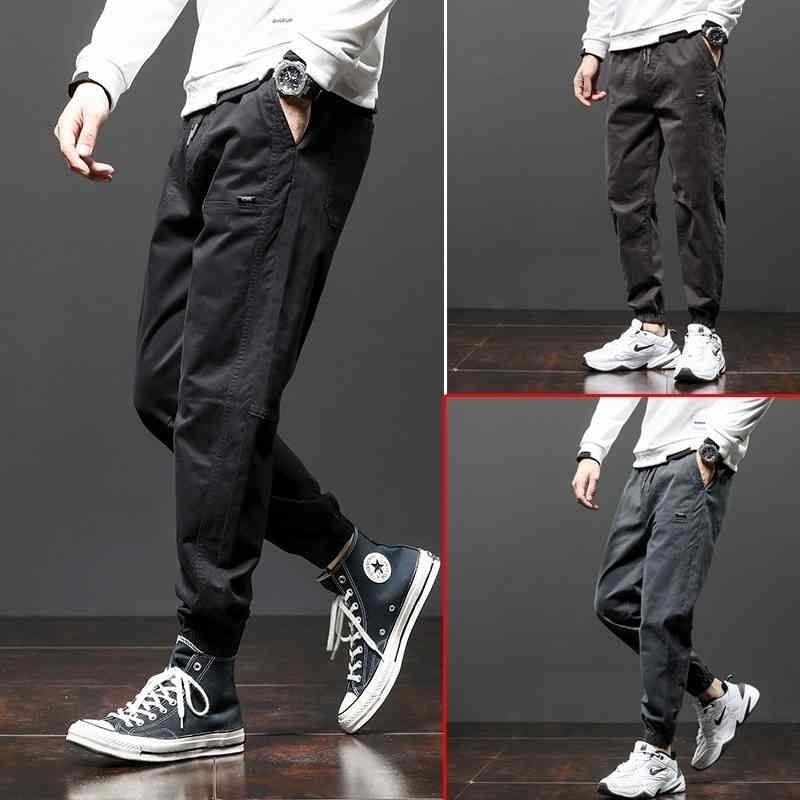 Autumn and winter new brand legged overalls fashion versatile casual Harlan loose pants men's, Ax5501 black
Autumn and winter new brand legged overalls fashion versatile casual Harlan loose pants men's, Ax5501 black