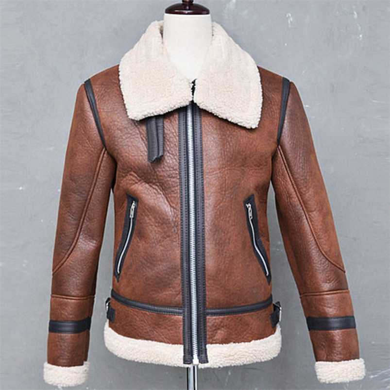 Winter Leather Jacket Mens Motorcycle Long-sleeve Vintage Faux PU Leather Coat Men Black Thicken Warm Coats Turn-down Collar 3XL 211111, Brown
Winter Leather Jacket Mens Motorcycle Long-sleeve Vintage Faux PU Leather Coat Men Black Thicken Warm Coats Turn-down Collar 3XL 211111, Brown