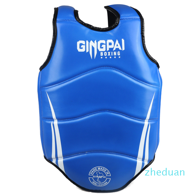 Chest Guard Boxing Kickboxing Body Vest Protector Martial Arts WTF Reversible Rib Shield Taekwondo Target Training Uniform