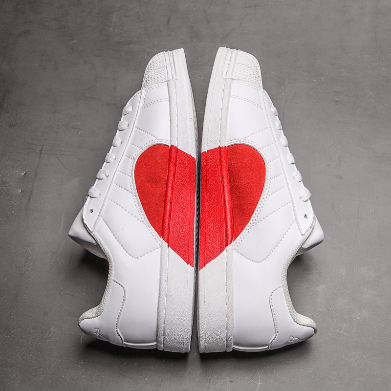 2021 new men's and women's leather shell head lovers flat sneakers star same love white shoes1, Love little white shoes
2021 new men's and women's leather shell head lovers flat sneakers star same love white shoes1, Love little white shoes