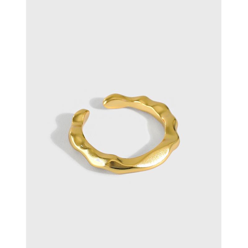 Cluster Rings SHANICE S925 Sterling Silver Open Ring Ins Irregular Concave And Convex Surface Simple Elegant Student Wedding Party
Cluster Rings SHANICE S925 Sterling Silver Open Ring Ins Irregular Concave And Convex Surface Simple Elegant Student Wedding Party