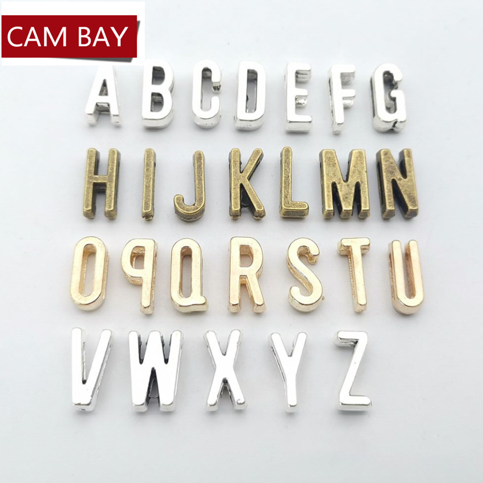 11*5*4mm Antique Gold Bronze Silver Letter Charms A-Z Metal Pendants Fit Leather Slide Rope Bracelet Jewelry Making
11*5*4mm Antique Gold Bronze Silver Letter Charms A-Z Metal Pendants Fit Leather Slide Rope Bracelet Jewelry Making